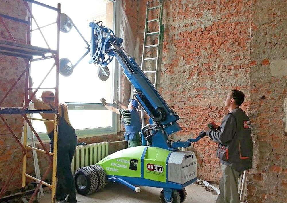 Монтаж стекла до 575 кг