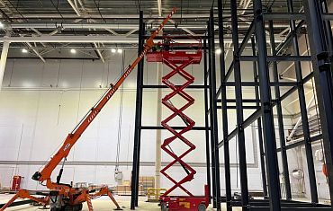 Мини-кран и ножничный подъемник Арлифт